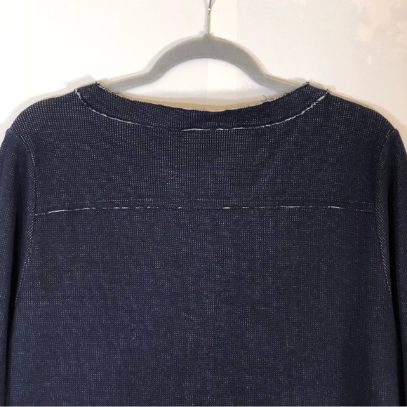 Soft Surroundings Blue Half Button Downtime Henley Tunic Top MP - Picture 13 of 16